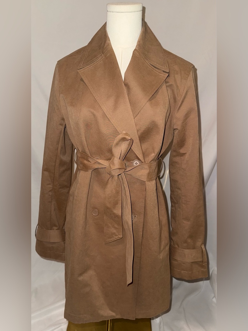 ALO Yoga Prime Trench Coat - Size XS - Toasted Almond